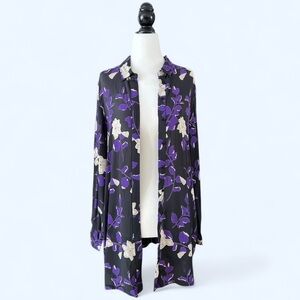 Vero Moda Women’s Floral Purple Black Bohemian
Ethereal Fairy Core Blouse Small